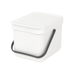 Brabantia Контейнер для сортировки мусора Sort & Go 6л, белый 109706