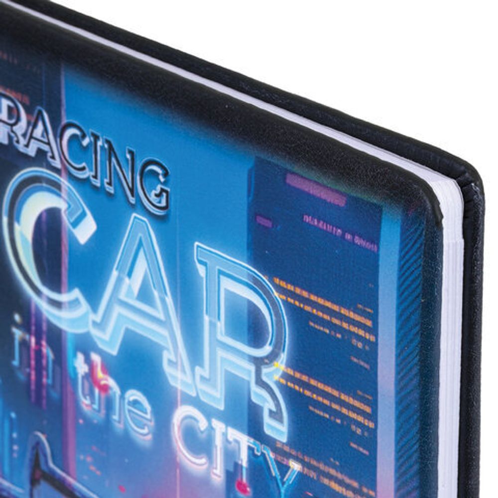 Дневник 1-4 класс 48 л., кожзам (твердая с поролоном), печать, аппликация, ЮНЛАНДИЯ, "Гонки", 107223