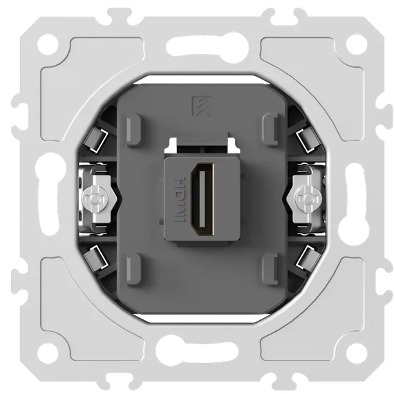 Donel механизм HDMI 2.0a, черный, разъем Type A 180° 4K Full HD @ 60 Hz 3D, HDR, серия DB
