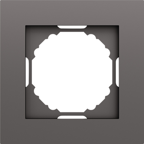 Рамка 1-я, матовый титан, серия A07