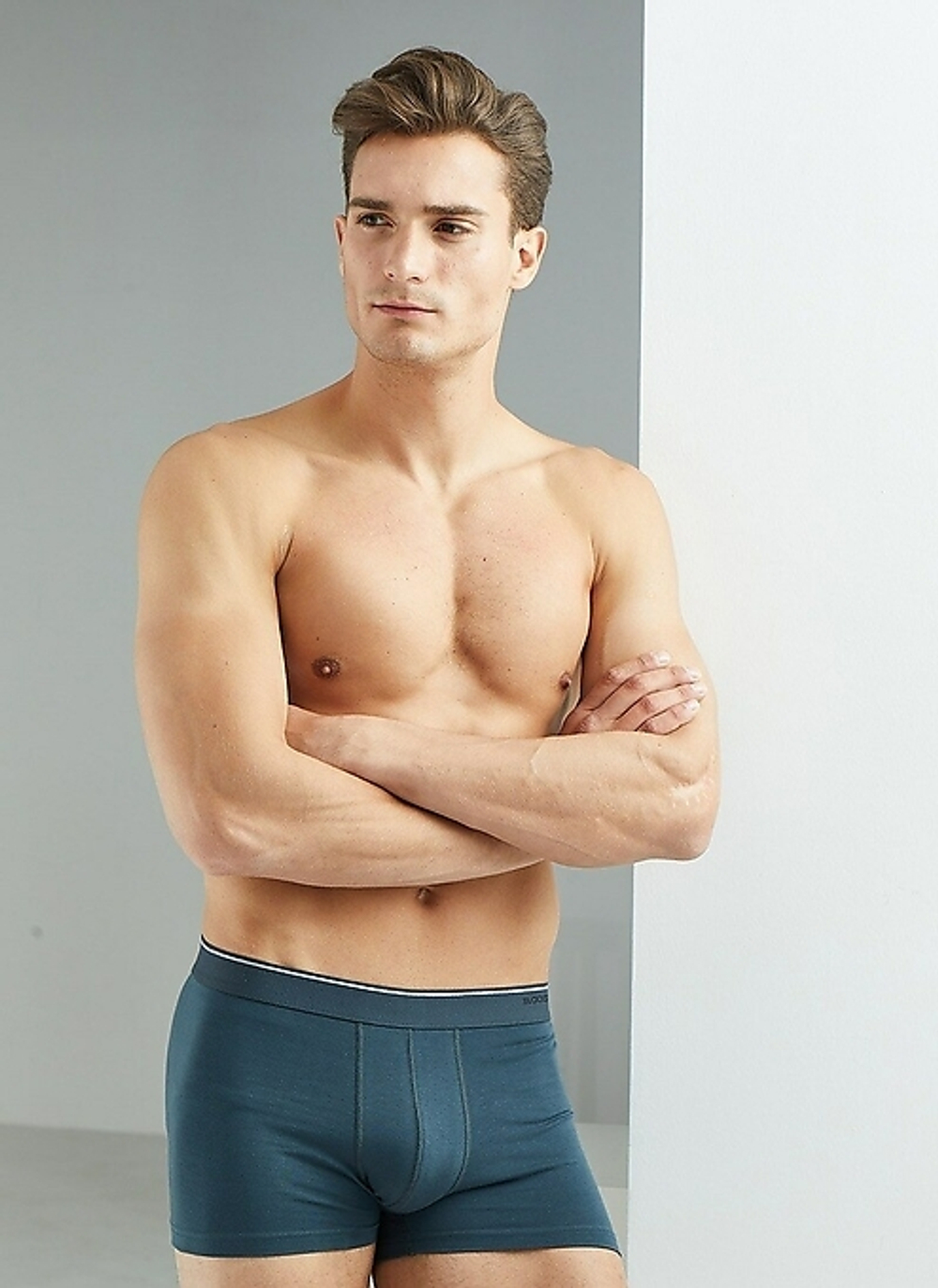 Трусы мужские боксеры Tender Cotton антрацит