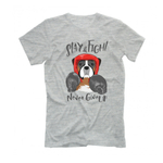 Футболка "Боксер - никогда не сдавайся"