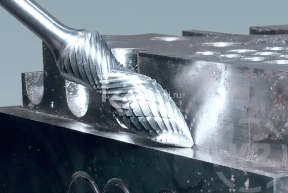 Комбинированная борфреза Karnasch Curve + Парабола с заостренной головкой