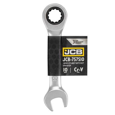 Ключ трещоточный короткий 10мм JCB JCB-757S10