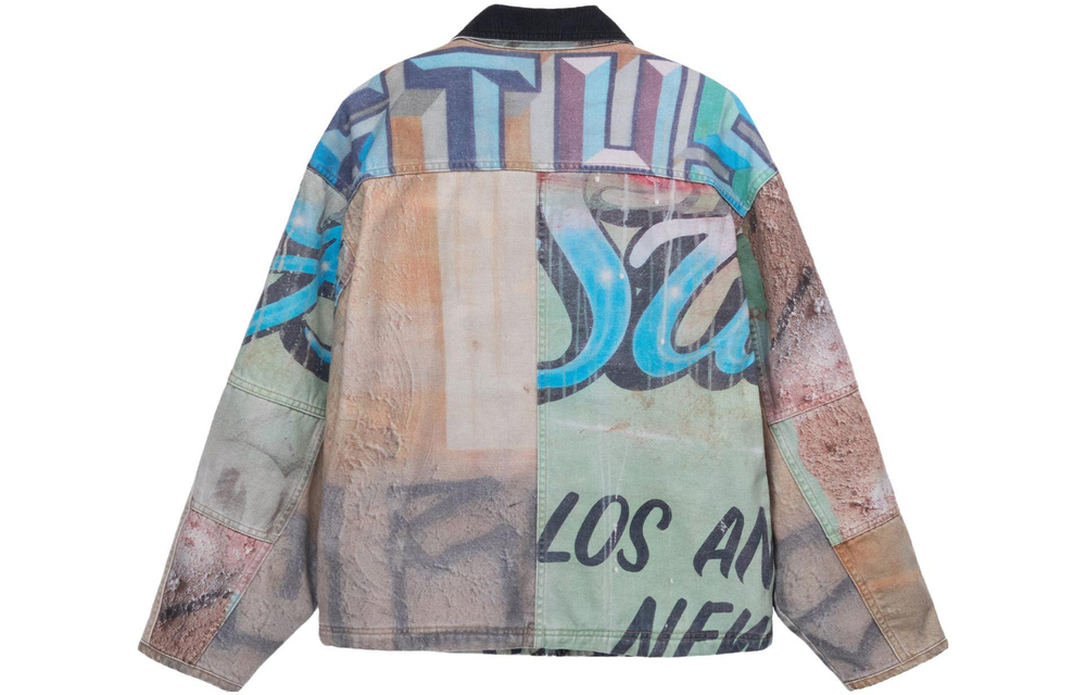 Куртки Stussy Shop Jacket Alfonso Canvas Multi, 115722