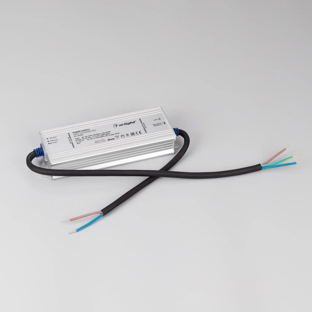 Блок питания ARPJ-LG-564200-PFC (150W, 25-56V, 1.7-4.2A) (Arlight, IP67 Металл, 5 лет) 043361