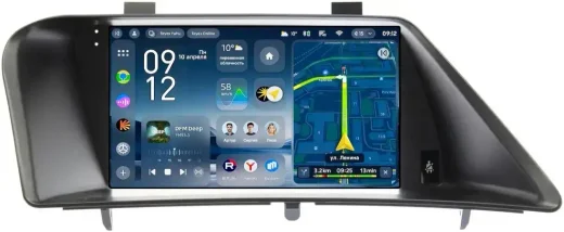 Магнитола для Lexus RX270, RX350 AL10 2009-2013 (ШГУ монохром, джойстик в комплекте, рамка тип 1) - Teyes CC4-PRO монитор 9.5" 2K QLED на Android 13, Snapdragon 778G, AI, CarPlay, DSP, 4G SIM-слот