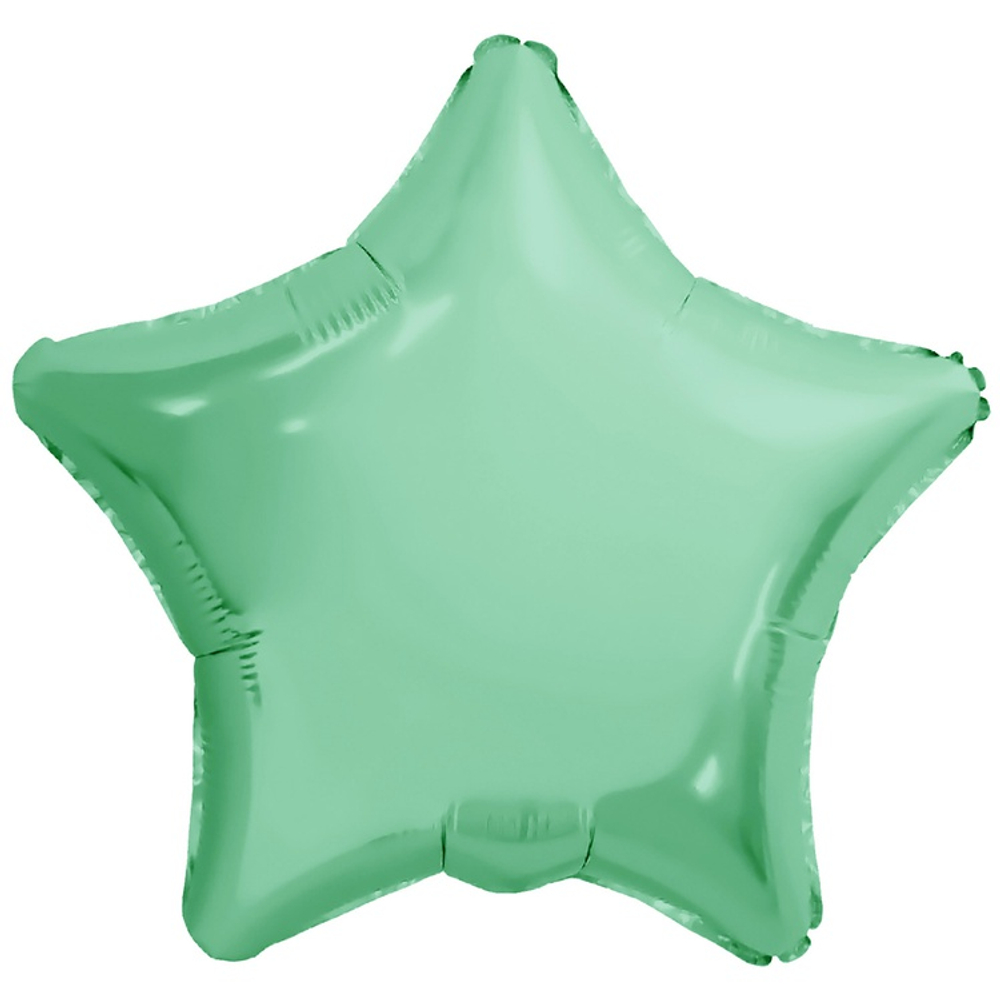 Шар фольгированный Звезда 46 см (Зеленый)