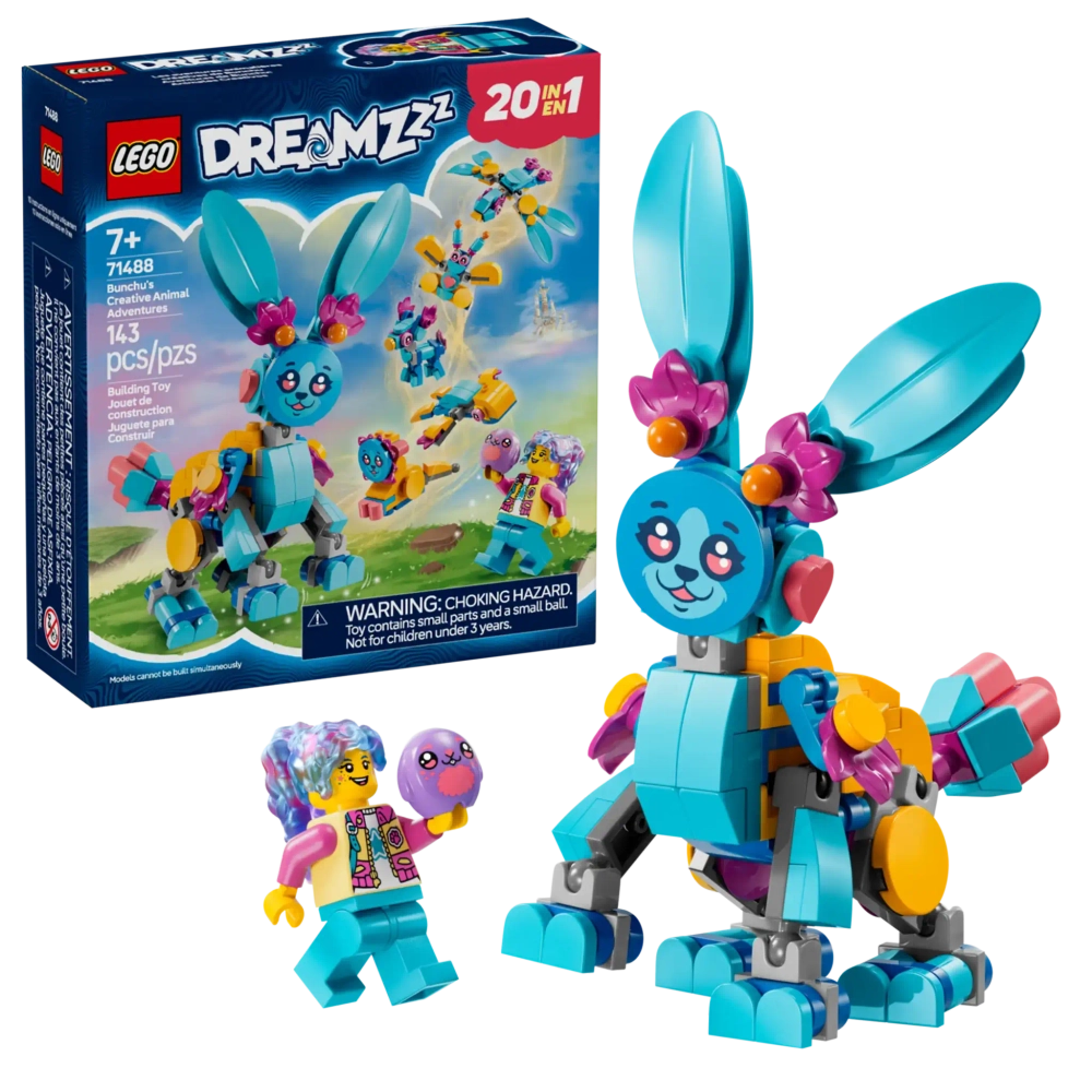 Конструктор LEGO DREAMZzz 71488 Творческие приключения Банча с животными