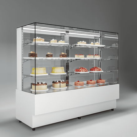 Напольная кондитерская холодильная витрина Finist AIR DOUBLE AD-180-7-163