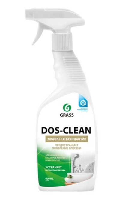 DOS-CLEAN Чистящее ср-во АНТИПЛЕСЕНЬ (ванная, кухня, бассеин) 600 мл. *8*
