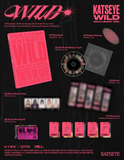 (ПРЕДЗАКАЗ) Альбом KATSEYE - WILD Album WILD HEART Version (INTERNATIONAL RETAILER EXCLUSIVE)