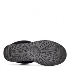 UGG Classic Ultra Mini Maxi Curly Boot Black