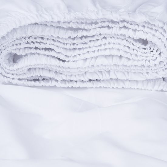 Простыня на резинке  Bianco,  140x200х30 , ранфорс  DOMTEKC