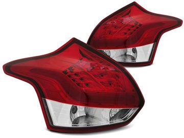 Задние фонари для Ford Focus III 5D (11-14) LED Red Crystal