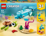Конструктор LEGO Creator 3in1 31128 Дельфин и черепаха