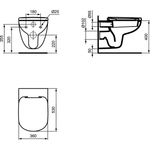 Подвесной унитаз Ideal Standard TEMPO T331101