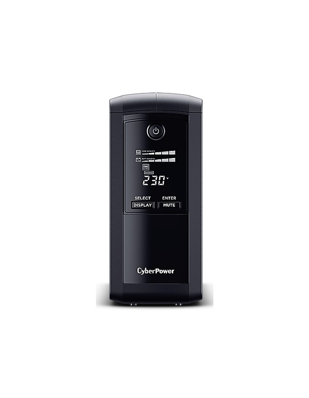 CyberPower VP1000EILCD ИБП {Line-Interactive, Tower, 1000VA/550W USB/RS-232/RJ11/45  (6 IEC С13), 12В/9 Ач х 1}