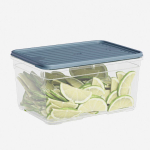 Лоток прозрачный с крышкой, цвет серый 2100 мл