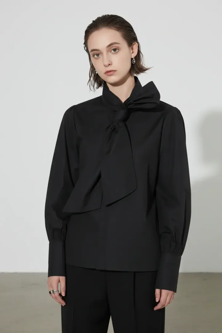 Рубашка с объемным бантом «NOVA»