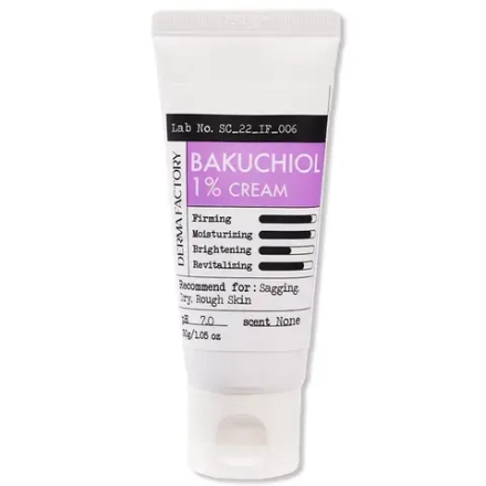 Derma Factory Крем для лица питательный с бакучиолом для проблемной кожи - Bakuchiol 1% cream, 30мл