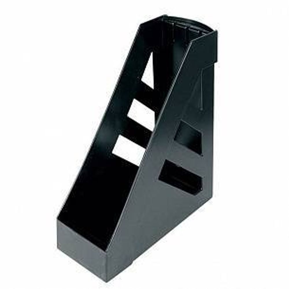 Лоток вертик. СТАММ УЛЬТРА 100 мм черный пластик