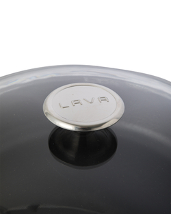 Сковорода с крышкой LAVA 28см 2.8л кремовая