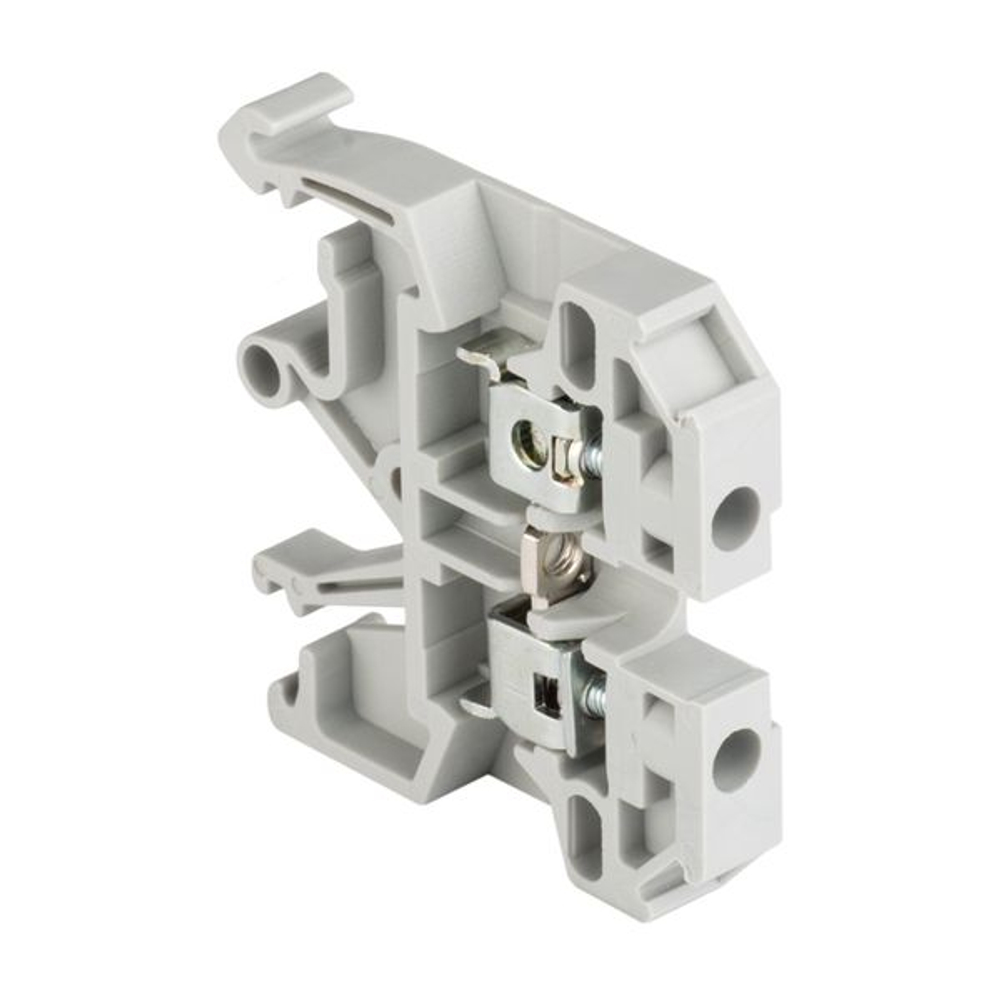 Клемма проходная винтовая JXB 2.5 мм2 серая EKF (50.00 шт.)