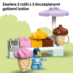 LEGO DUPLO Bluey - Прогулка за мороженным с Блуи 10458