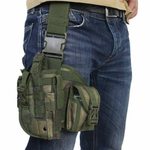 Тактическая набедренная кобура / мох