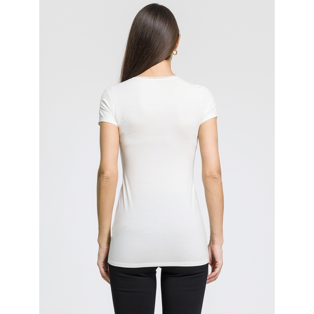 Женская футболка белая OROBLU Perfect Line VOBT01593