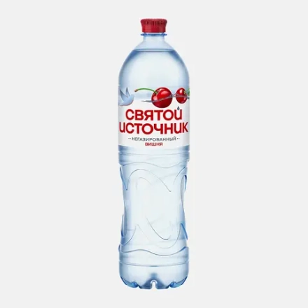 Вода Святой Источник питьевая Вишня негазированная 1.5л
