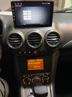 Магнитола для Opel Antara 2006-2015 (перенос БК вниз, черная) - FarCar DX9-7282B монитор 9" IPS на Android 13, 4+64Гб, CarPlay