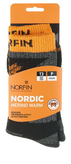 Носки Norfin T3P NORDIC MERINO WARM CREW р.(42-44) L