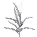 Ветка декоративная «Изящный колос» 75 см, Серебро