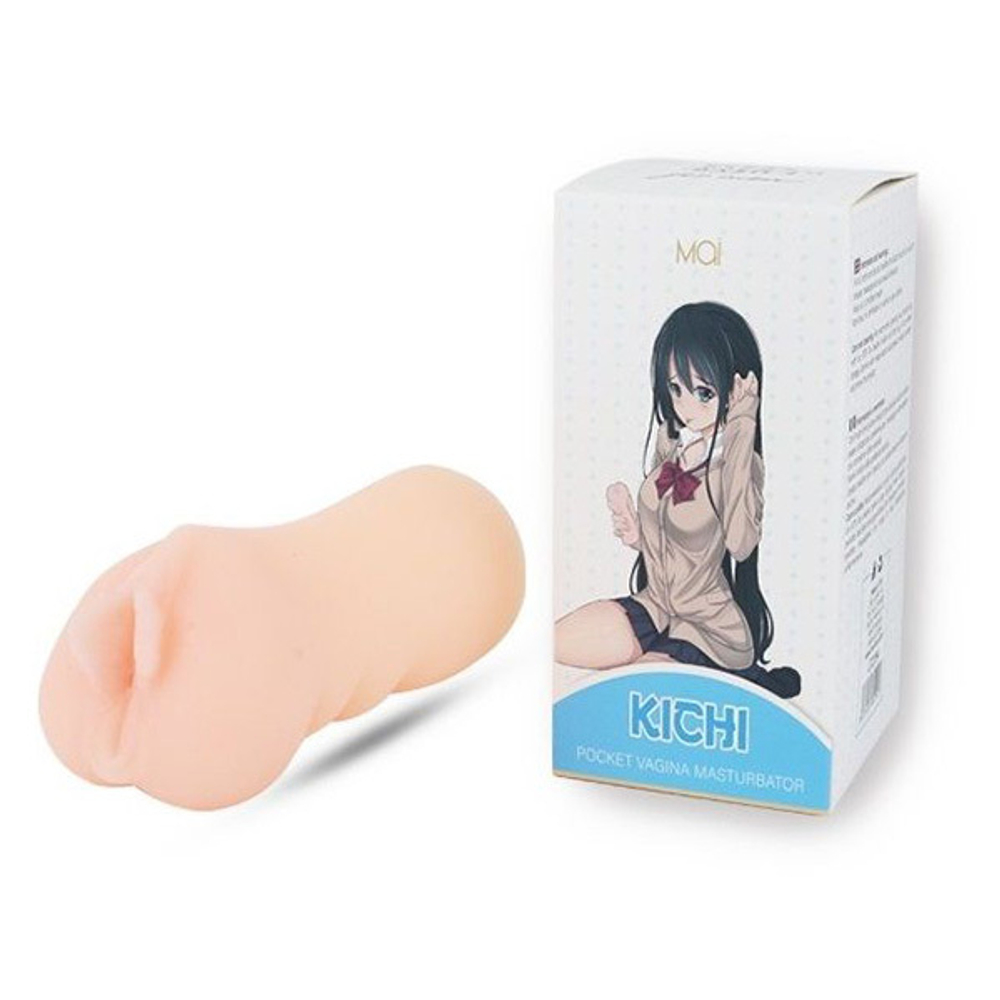 Телесный мастурбатор-вагина Mai cosmetics Kichi