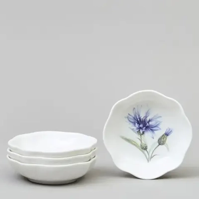 Набор розеток lefard васильки 4 шт. 10 см