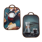 Доска разделочная 37*25*1,2см пластиковая "Кофе" VETTA