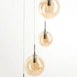 Citilux Томми CL102073 Люстра каскадная с янтарными шарами