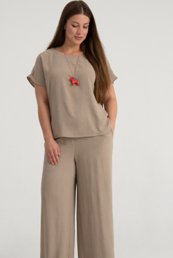 Блузка женская 3256ЗПк, хумус #30Хум093256зпк