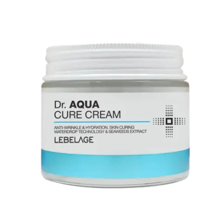 Увлажняющий крем для лица с гиалуроновой кислотой LEBELAGE Dr. Aqua Cure Cream 70 мл.
