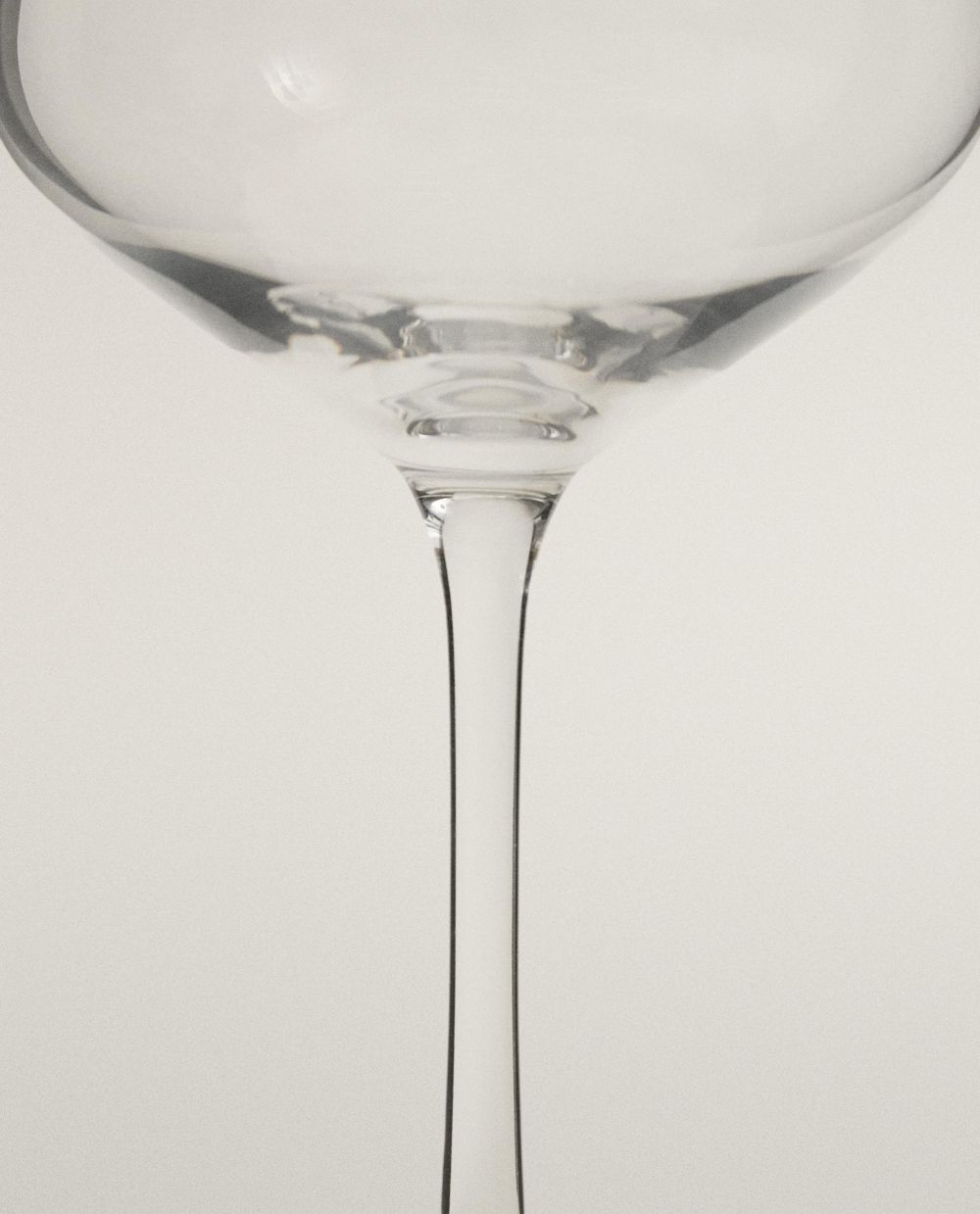 Zara Home рюмка из стекла, цвет золотой, 24 см