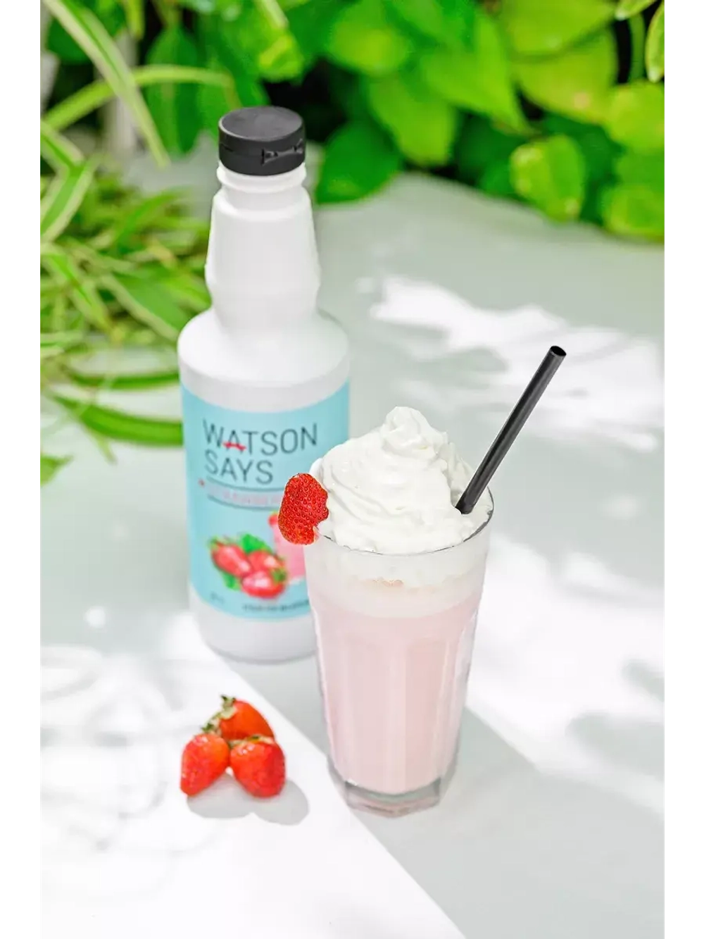 Основа для коктейлей и напитков Клубника 1 кг