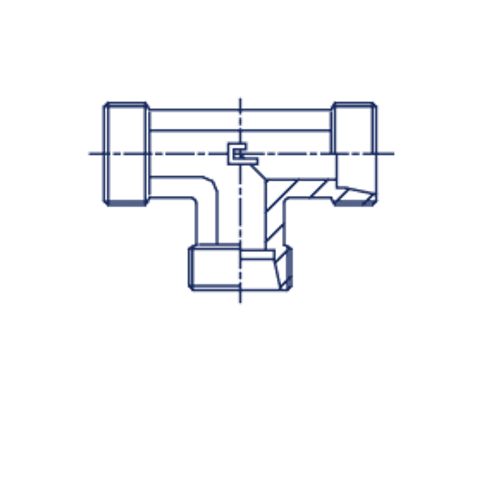 Соединение PT DS14 22x1.5 (корпус, нерж.)