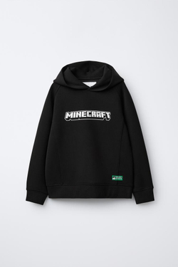 ZARA ХУДИ MINECRAFT © MOJANG AB. ™, ЧЕРНЫЙ