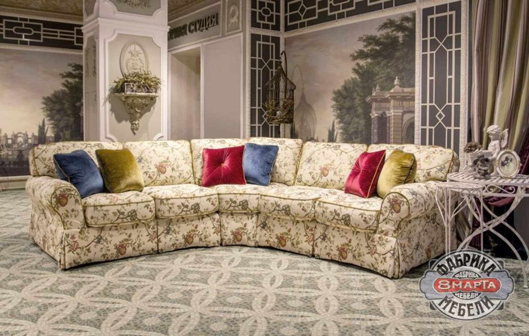 угловой диван Серебряный век