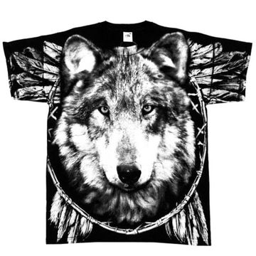 Футболка Волк в ловушке снов (070)