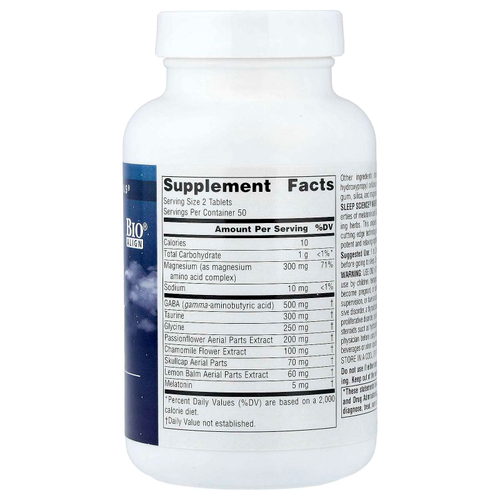 Source Naturals, Sleep Science®, NightRest™ с мелатонином, 100 таблеток