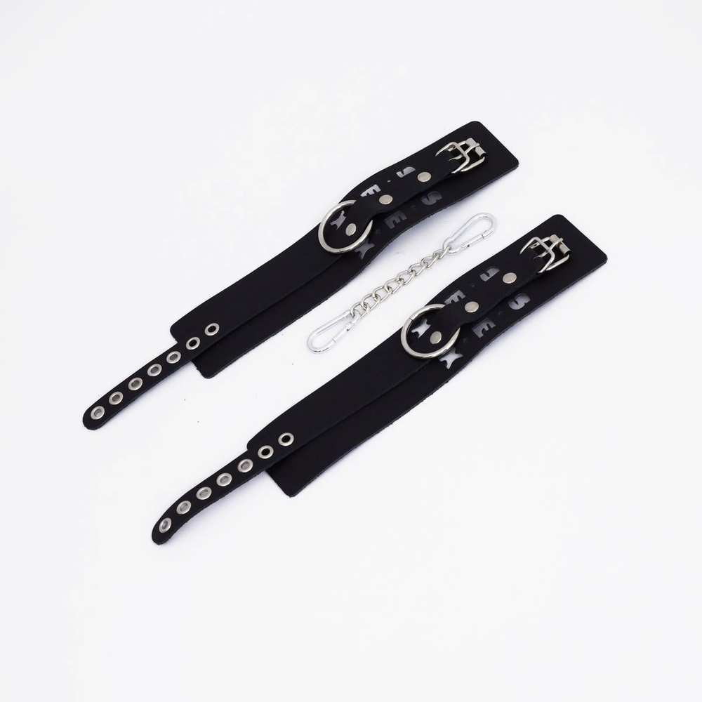 Черные кожаные оковы Sex