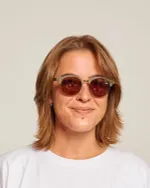 Очки солнцезащитные Spunky Jerry 6 Green wood. dark brown